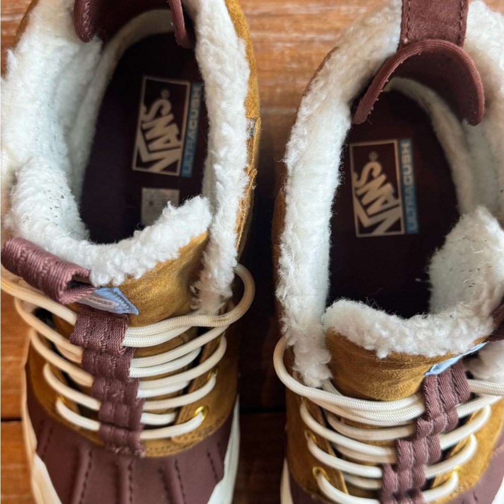 Vans HydroGuard Brown and White Sneakers - Picture 7 of 10